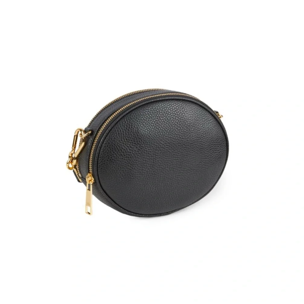 NWOT Marc Jacobs Black Oval Crossbody Bag with Gold Accents - Picture 4 of 14